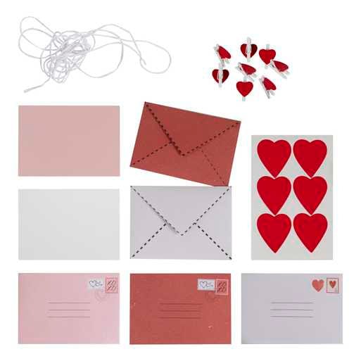 Valentine's Love Note Bunting - Valentines Decorations - Reasons Why I Love You - Personalised Bunting - Red Heart Garland