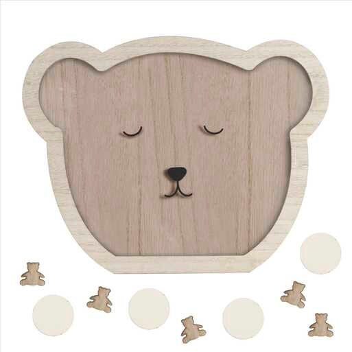 Baby Shower Guest Book - Wooden Teddy Bear Baby Shower Guest Book Alternative - New Baby Party-Neutral Decor-Gender Reveal Party Decorations