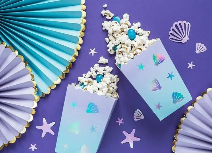 Iridescent narwhal garland - Narwhal party garland - Mermaid party decor - Iridescent bunting - Party decorations - Under the sea