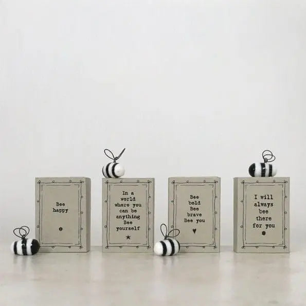 Bee Matchbox Gift - Birthday Present - Gift For Friend - Friendship Gifts  - Bee Happy - East Of India
