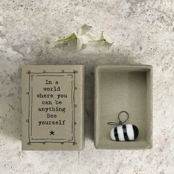Bee Matchbox Gift - Birthday Present - Gift For Friend - Friendship Gifts  - In A World Where You Can Be Anything Bee Yourself-East Of India