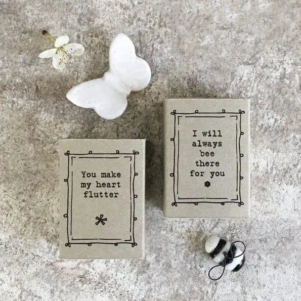 Porcelain Butterfly Matchbox Gift - Birthday Present - Gift For Friend - Friendship Gifts - Valentine's Gift - East Of India