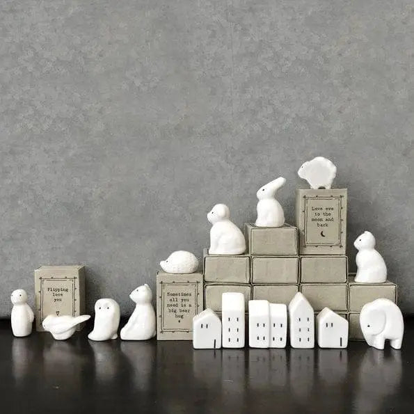 Porcelain Penguin Matchbox Gift - Birthday Present - Gift For Friend - Friendship Gifts  - Flipping Love You - East Of India