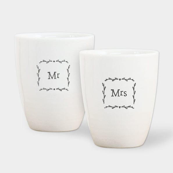 Mr And Mrs Egg Cups - East Of India East of India