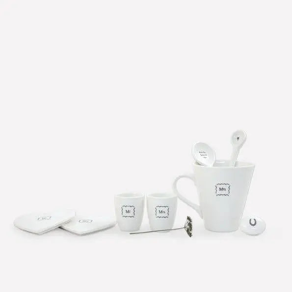 Mr And Mrs Mug Set - East of India East of India