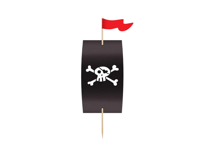 Pirate Cupcake Kit - Pirate Cupcake Toppers - Pirate Cupcake Wrappers - Pirate Ship - Pirate Cake Decorations - Birthday Party Decorations
