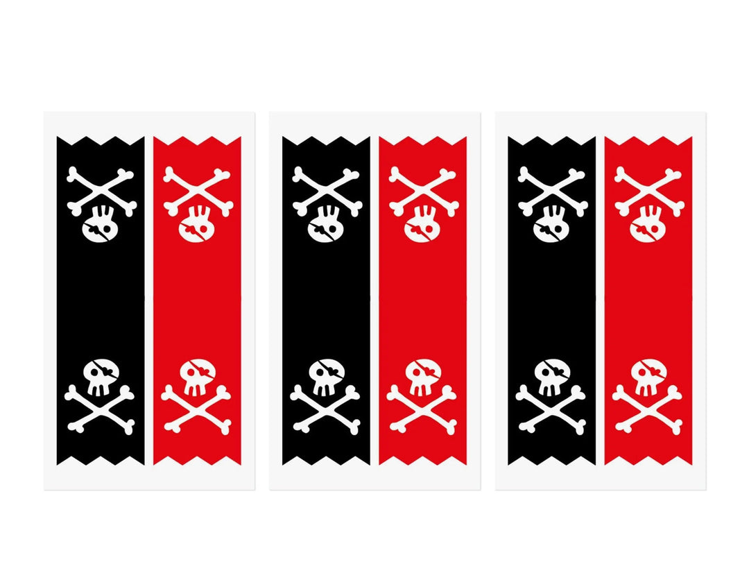 Pirate Party Treat Bags - Kraft Paper Pirates Party Bags - Birthday Party Loot Bags - Kids Party - Pack of 6