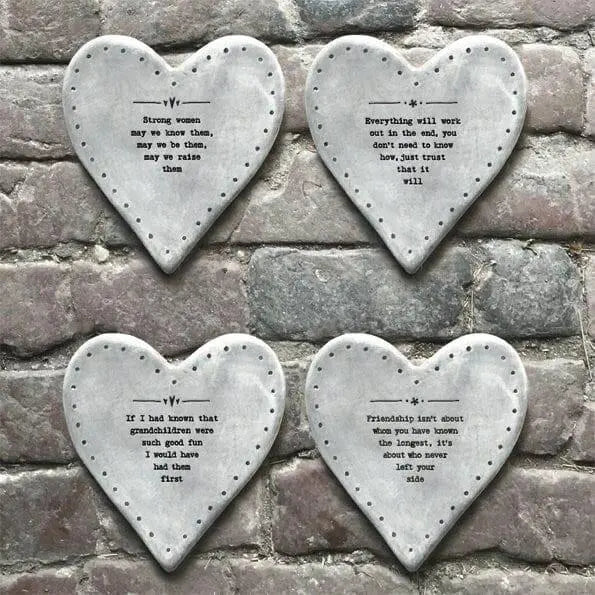 Heart Drinks Coaster - Friendship Isn't About Who You've Known Longest - Birthday Present - Gift For Friend - Friendship Gifts-East Of India