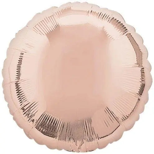 Rose Gold Metallic Round 18" Foil Helium Balloon