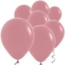 Small Rosewood 5" Round Latex Balloons - 5 Inch Mini Balloons