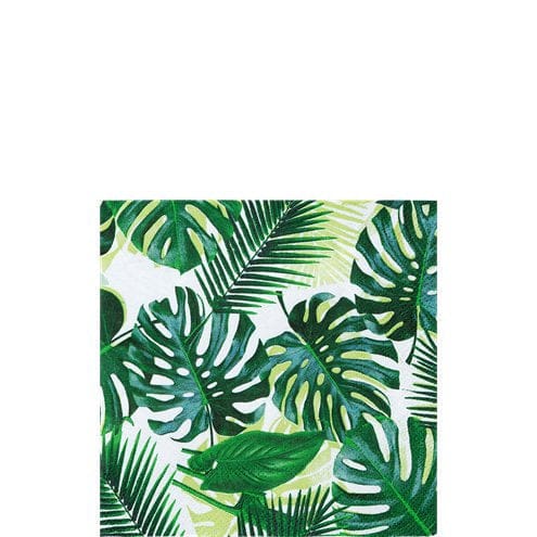Tropical Leaf Paper Party Napkins