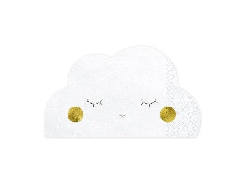 White Cloud Napkins - Pack of 20 Party Deco