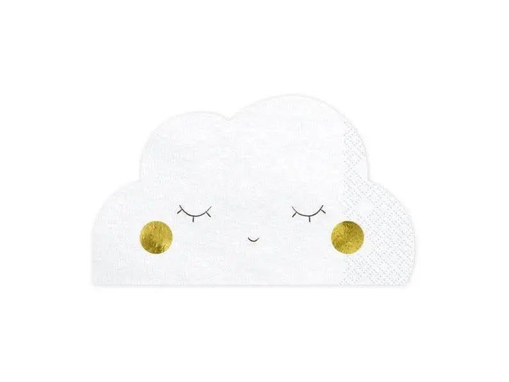 White Cloud Napkins - Pack of 20 Party Deco