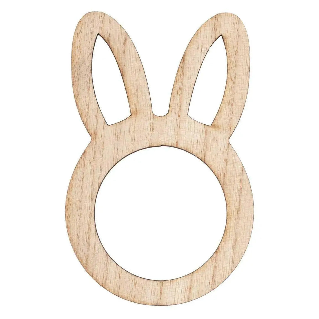 Wooden Easter Bunny Napkin Rings - Party Place Settings - Easter Napkin Rings - Easter Table Decorations - Easter Party Decorations