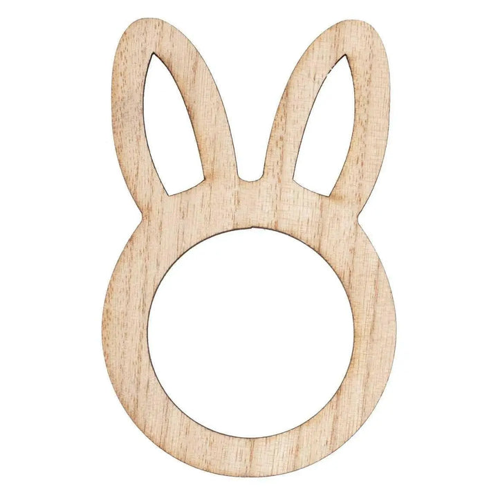 Wooden Easter Bunny Napkin Rings - Party Place Settings - Easter Napkin Rings - Easter Table Decorations - Easter Party Decorations